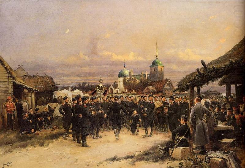 Chorus Of The Fourth Infantry Battalion At Tsarskoe Selo, Edouard Detaille